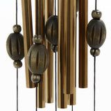 Maxbell Heart Decor Windchimes Wind Chime Metal 8 Tubes Hanging Ornament Garden Home