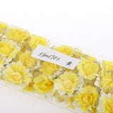 60x Artificial Flower Heads Cloth Daisy DIY Wedding Home Bouquet Decor Yellow