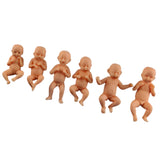 Maxbell Reborn Baby Little Boy Small Dolls Realistic Lifelike Full Body Newborn Doll Set of 6