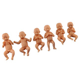 Maxbell Reborn Baby Little Boy Small Dolls Realistic Lifelike Full Body Newborn Doll Set of 6