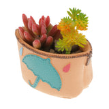 Maxbell Umbrella Coin Purse Resin Flower Pot Succulent Cacti Plant Container Planter