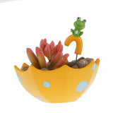 Maxbell Garden Planter Succulent Cacti Pot Box Plant Resin Bed Case-Umbrella Shape