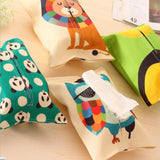 Maxbell Cartoon Tissue Paper Storage Box Container Napkin Case Cover Holder Horse