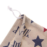 Maxbell Linen Travel Bag Jewelry Makeup Storage Pouch Drawstring Holder Bag Star