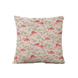 Maxbell Vintage Cotton Linen Throw Pillow Case Cushion Cover Sofa Decor Flamingo #2