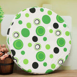 Car Chair Bed Couch Throw Pillow Round Cushion Seat Pad Home Decor-Green Dot