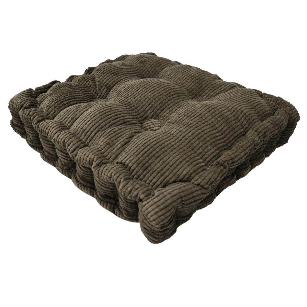 Maxbell Niblet Design Home Car Sofa Office Square Seat Chair Cozy Cushion Pad Brown