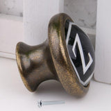 Maxbell Retro Cabinet Door Drawer Dresser Handle Pull Knob Wardrobe Hardware Letter Z