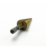 Maxbell Titanium HSS 9-Step Cone Drill 4-20MM Hex Shank 1/4 Hole Cutter Drilling Tool