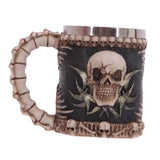 Maxbell Creative Skull Mug Stainless Steel Drinkware Skeleton Resin Halloween Gift#2
