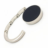 Maxbell Folding Portable Round Zinc Handbag Hanger Travel Lady Bag Purse Hook Holder