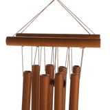 Maxbell Raft Decor Windchimes Wind Chime Bamboo 8 Tubes Hanging Ornament Garden Home