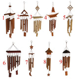 Maxbell Raft Decor Windchimes Wind Chime Bamboo 8 Tubes Hanging Ornament Garden Home