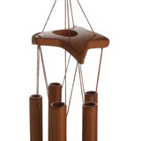 Maxbell Deep Relaxing 8 Tubes Bamboo Star Chapel Bells Windmill Wind Chimes Decor