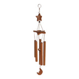 Maxbell Deep Relaxing 8 Tubes Bamboo Star Chapel Bells Windmill Wind Chimes Decor