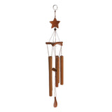 Maxbell Deep Relaxing 8 Tubes Bamboo Star Chapel Bells Windmill Wind Chimes Decor