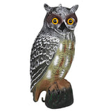 Maxbell Owl Decoy Repellent Pest Control Garden Yard Scarer Scarecrow Realistic Decor