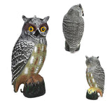 Maxbell Owl Decoy Repellent Pest Control Garden Yard Scarer Scarecrow Realistic Decor