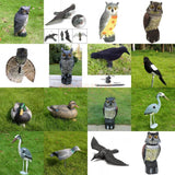 Maxbell Owl Decoy Repellent Pest Control Garden Yard Scarer Scarecrow Realistic Decor