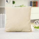 Maxbell Vintage Cotton Linen Throw Pillow Case Waist Bolster Cushion Cover You & Me