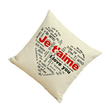 Maxbell Vintage Linen Throw Pillow Case Waist Bolster Cushion Cover British Style #2