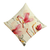 Maxbell Chic Cotton Linen Throw Pillow Case Cushion Cover Sofa Bed Flower Print #2