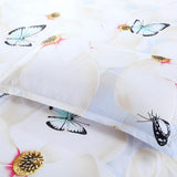 3D Butterfly Duvet Cover Bed Linen Pillowcase Bedding Set Double Queen