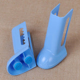 Maxbell Baby Foldable Toddler Kids Potty Training Chair Toilet Ladder Seat Step Blue