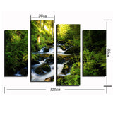 Maxbell Canvas 30cm Modern Forest Stream Home Decor Wall Art Painting Picture Print