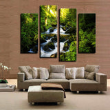Maxbell Canvas 30cm Modern Forest Stream Home Decor Wall Art Painting Picture Print