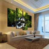 Maxbell Canvas 30cm Modern Forest Stream Home Decor Wall Art Painting Picture Print