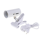 Maxbell Reptile Light Clamp Ceramic Infrared Emitter Heat Lamp Stand EU Plug White