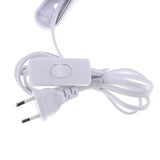 Maxbell Reptile Light Clamp Ceramic Infrared Emitter Heat Lamp Stand EU Plug White