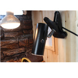 Maxbell Reptile Light Clamp Ceramic Infrared Emitter Heat Lamp Stand EU Plug White