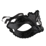 Maxbell Black Eye Mask Men Ladies Masquerade Ball Mask Venetian Party Eye Mask for Carnival Halloween Xmas Party