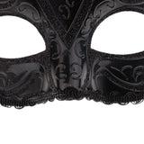 Maxbell Black Eye Mask Men Ladies Masquerade Ball Mask Venetian Party Eye Mask for Carnival Halloween Xmas Party