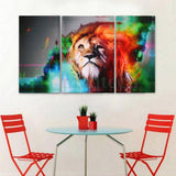 Maxbell Large Canvas Decorative Home Wall Painting Picture Lion Head Animal Print