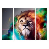 Maxbell Large Canvas Decorative Home Wall Painting Picture Lion Head Animal Print