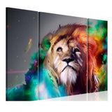 Maxbell Large Canvas Decorative Home Wall Painting Picture Lion Head Animal Print