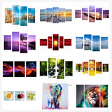 Maxbell Large Canvas Decorative Home Wall Painting Picture Lion Head Animal Print