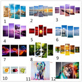 Maxbell Large Canvas Decorative Home Wall Painting Picture Lion Head Animal Print