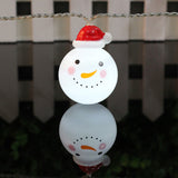 Maxbell Snowman Head LED String Light Christmas Home Decor Bulbs Party Lamp White