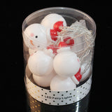 Maxbell Snowman Head LED String Light Christmas Home Decor Bulbs Party Lamp White