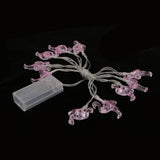 Maxbell 10-LED String Flamingo Fairy Lights Indoor Christmas Party Bedroom Lounge