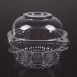 Maxbell 100pcs Clear Plastic Cupcake Cake Dome Favor Box Container for Wedding Party