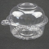 Maxbell 100pcs Clear Plastic Cupcake Cake Dome Favor Box Container for Wedding Party