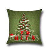 Maxbell Square Nap Cushion Cover Cotton Linen Throw Pillow Case Slip Christmas Decor Santa  #7