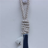 Maxbell Blue Sailing Ship Boat Hook Wood Excellent Handcrafted Wall Hanging Decor Thermograph