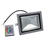 Maxbell 30W RGB Flood Light Outdoor Landscape Lamp Spotlight Light + Remote Control