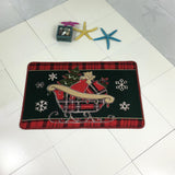 Maxbell Xmas Santa Mat Rug Bedroom Carpet Floor Door Cover Pad Cushion Decoration#1